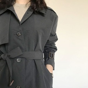 라이트 트렌치 코트 차콜  light trench coat charcoal